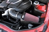 Picture of E-Force Competition Plastic Black Cold Air Intake System with Red Filter and Factory Mass Airflow Sensor