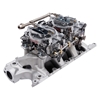 Picture of RPM Dual-Quad Satin Intake Manifold and Carburetor Kit