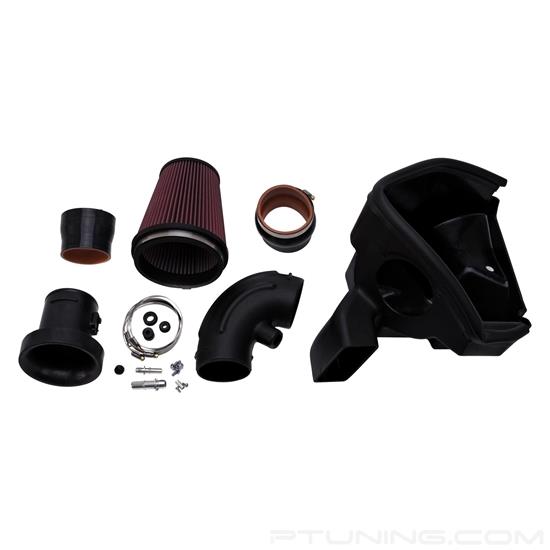 Picture of E-Force Competition Plastic Black Cold Air Intake System with Red Filter