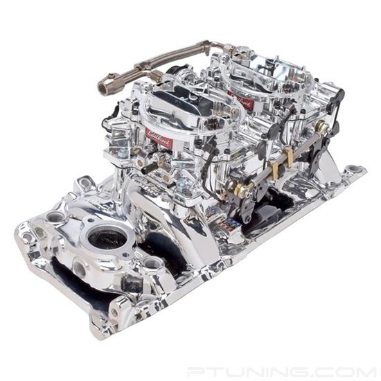 Picture of RPM Dual-Quad Satin Intake Manifold and Carburetor Kit