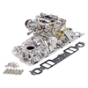 Picture of Performer EPS Single-Quad Satin Intake Manifold and Carburetor Kit