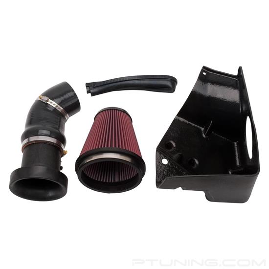 Picture of E-Force Competition Plastic Black Cold Air Intake System with Red Filter