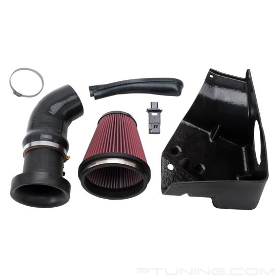 Picture of E-Force Competition Plastic Black Cold Air Intake System with Red Filter