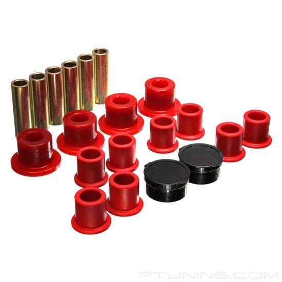 Picture of Hyper-Flex Rear Leaf Spring Bushings - Red