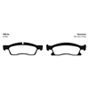 Picture of Greenstuff 6000 Series Truck and SUV Front Brake Pads