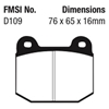 Picture of Redstuff Ceramic Low Dust Front Brake Pads