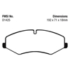 Picture of Ultimax OEM Replacement Front Brake Pads