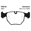 Picture of Bluestuff NDX Formula Racing Front Brake Pads