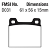 Picture of Bluestuff NDX Formula Racing Rear Brake Pads
