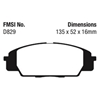 Picture of Bluestuff NDX Formula Racing Front Brake Pads