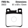 Picture of Bluestuff NDX Formula Racing Rear Brake Pads