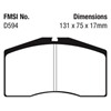 Picture of Bluestuff NDX Formula Racing Front Brake Pads