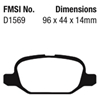 Picture of Greenstuff 2000 Series Sport Rear Brake Pads