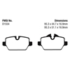 Picture of Greenstuff 2000 Series Sport Rear Brake Pads