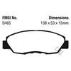 Picture of Greenstuff 2000 Series Sport Front Brake Pads