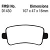 Picture of Ultimax OEM Replacement Rear Brake Pads