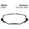 Picture of Ultimax OEM Replacement Rear Brake Pads