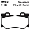 Picture of Bluestuff NDX Formula Racing Rear Brake Pads