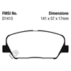 Picture of Greenstuff 2000 Series Sport Front Brake Pads