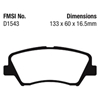 Picture of Greenstuff 2000 Series Sport Front Brake Pads