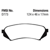Picture of Yellowstuff Rear Brake Pads