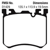 Picture of Redstuff Ceramic Low Dust Front Brake Pads