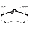 Picture of Redstuff Ceramic Low Dust Front Brake Pads