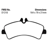 Picture of Ultimax OEM Replacement Rear Brake Pads