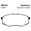 Picture of Ultimax OEM Replacement Front Brake Pads