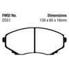 Picture of Ultimax OEM Replacement Front Brake Pads