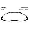 Picture of Bluestuff NDX Formula Racing Brake Pads