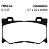 Picture of Bluestuff NDX Formula Racing Front Brake Pads