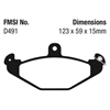 Picture of Greenstuff 2000 Series Sport Rear Brake Pads