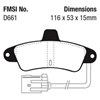 Picture of Yellowstuff Rear Brake Pads