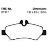 Picture of Ultimax OEM Replacement Rear Brake Pads