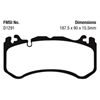Picture of Bluestuff NDX Formula Racing Front Brake Pads