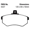 Picture of Greenstuff 2000 Series Sport Front Brake Pads