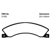 Picture of Ultimax OEM Replacement Rear Brake Pads