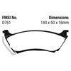 Picture of Ultimax OEM Replacement Rear Brake Pads