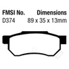 Picture of Greenstuff 2000 Series Sport Rear Brake Pads