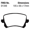 Picture of Ultimax OEM Replacement Rear Brake Pads