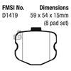 Picture of Redstuff Ceramic Low Dust Front Brake Pads