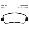 Picture of Ultimax OEM Replacement Front Brake Pads