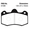 Picture of Bluestuff NDX Formula Racing Rear Brake Pads