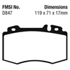 Picture of Bluestuff NDX Formula Racing Front Brake Pads