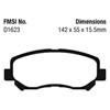 Picture of Greenstuff 2000 Series Sport Front Brake Pads