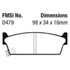 Picture of Greenstuff 2000 Series Sport Rear Brake Pads