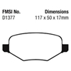Picture of Greenstuff 6000 Series Truck and SUV Rear Brake Pads