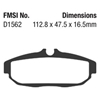 Picture of Redstuff Ceramic Low Dust Rear Brake Pads