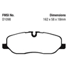 Picture of Ultimax OEM Replacement Front Brake Pads